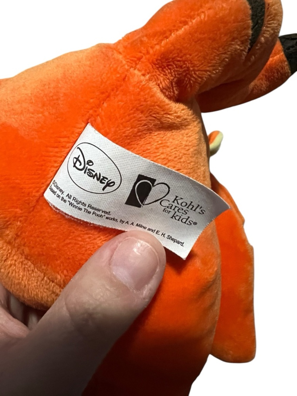 Disney Kohls Cares Tigger Plush Winnie The Pooh Stuffed Animal 12 Inch - Picture 6 of 8